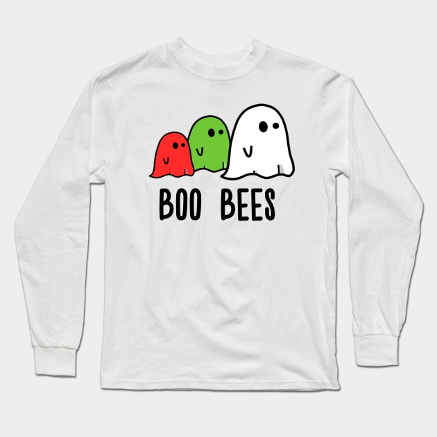 Boo Bees - Funny Baby Ghost - Holloween Gifts Long Sleeve T-Shirt by Seopdesigns